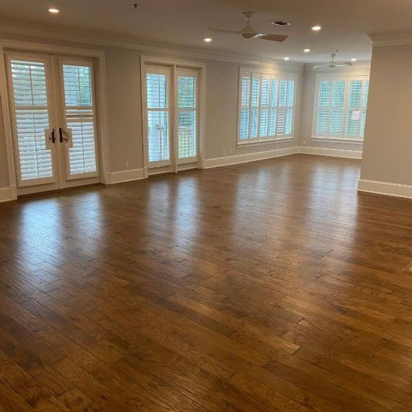 empty room after moving assistance on St. Simons 