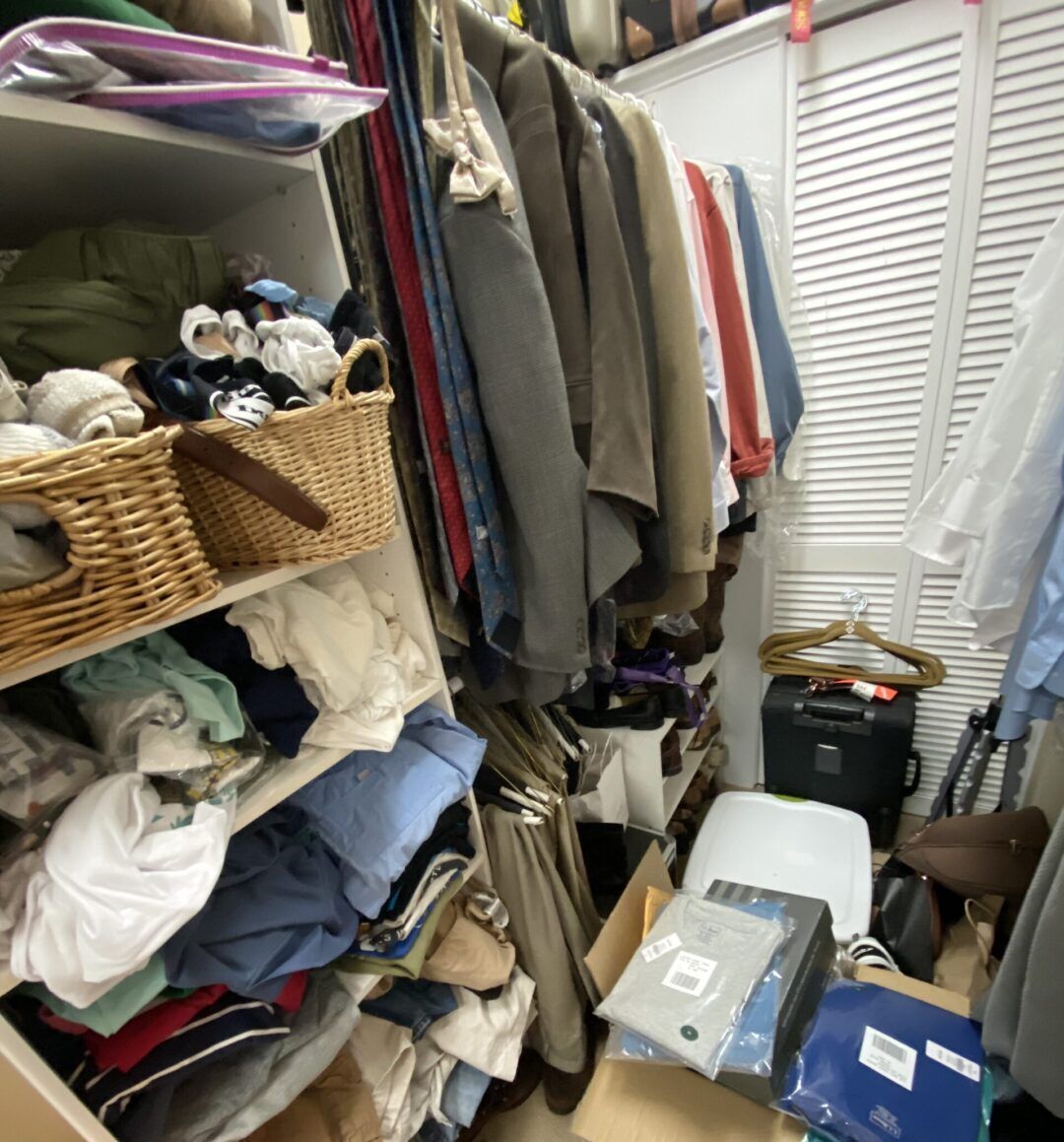 Unorganized Closet