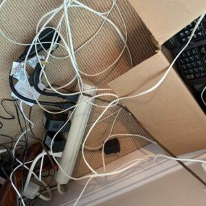 Tangled Computer Cords
