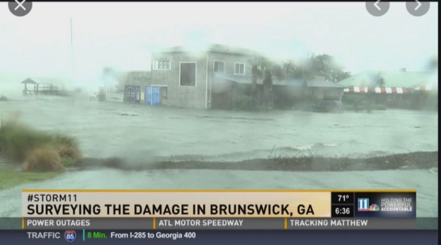hurricane damage Glynn County