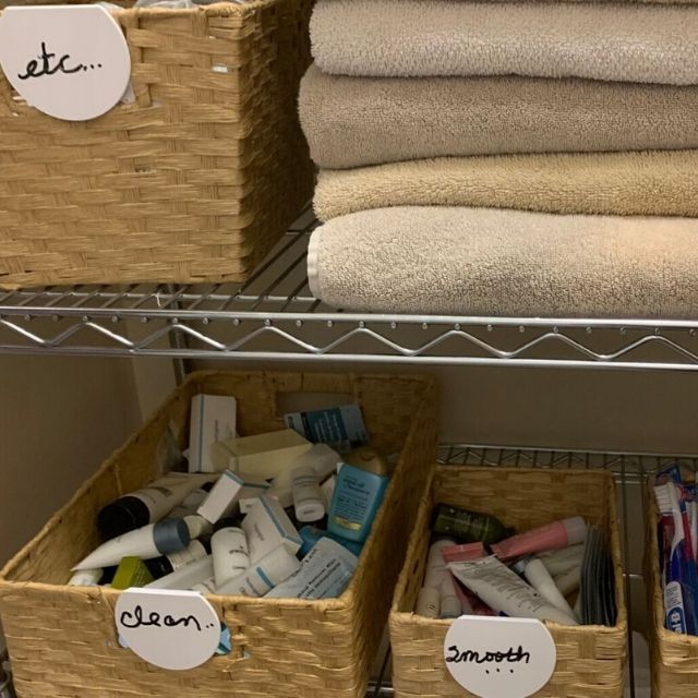 organized china cabinet